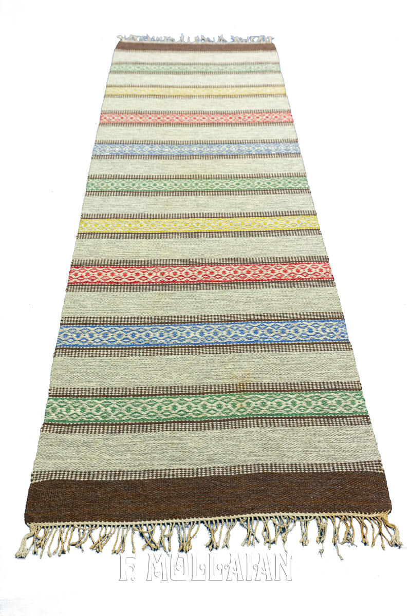 Rollakan Swedish Flat-weave Runner Multicolore n°:806691